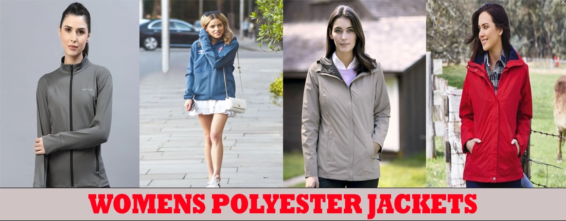 Womens polyester jackets