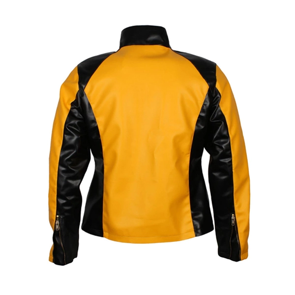 Infamous 2 yellow leather jacket