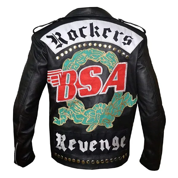 George Michael BSA Faith Rockers Revenge Real Leather Jacket