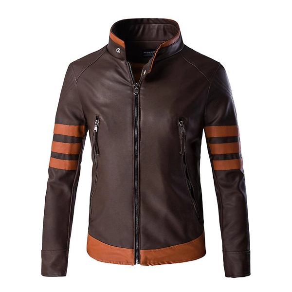 X-men Wolverine Brown Leather Jacket