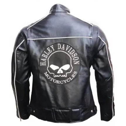 Willie G Skull Leather Jacket