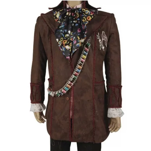 Alice In Wonderland Mad Hatter Cosplay Coat Jacket Costume