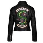 Riverdale Southside Serpents Women Biker Leather Jacket