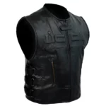 Icon skull biker vest