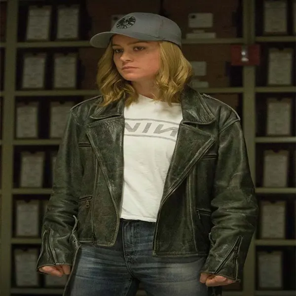Brie Larson Leather Jacket