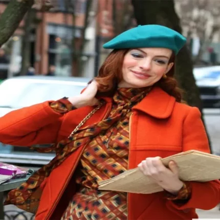 Modern Love Anne Hathaway Orange Coat