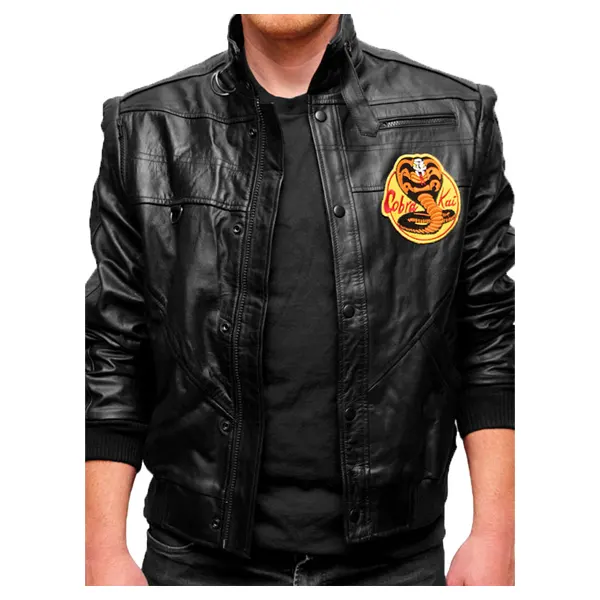 Cobra Kai Karate Kid Moletom Letterman Jacket