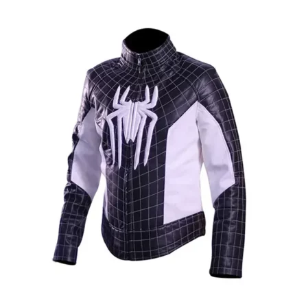Black Leather Jacket Spiderman