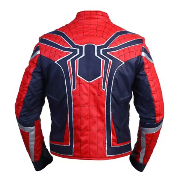 Spiderman Avengers Infinity War Leather Jacket - Jacketstown