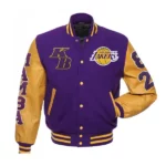 Kobe Bryant Legends Never Die Varsity Jacket