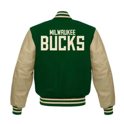 Milwaukee Bucks letterman Jacket