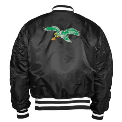 Philadelphia Eagles black Bomber Jacket