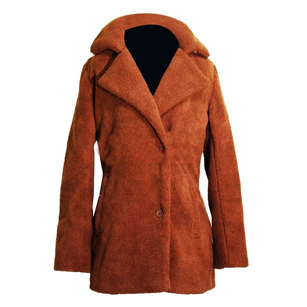 yellowstone orange fur coat