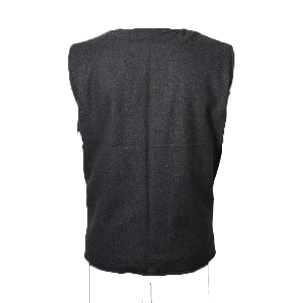 yellowstone grey wool vest