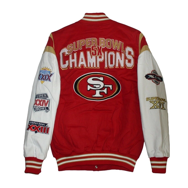 49ers letterman jacket
