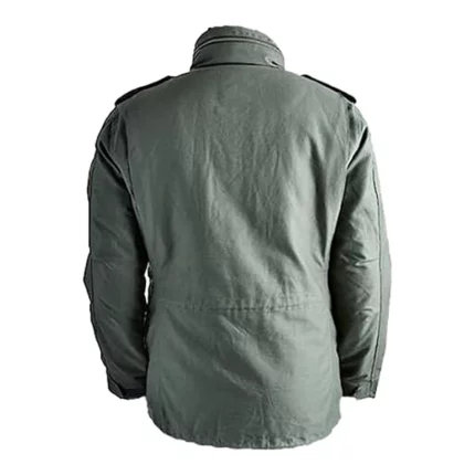 Taxi driver green military jacket