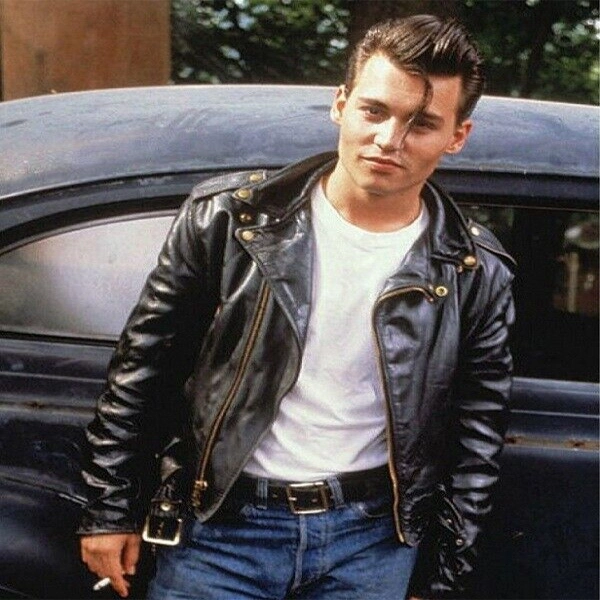 Johnny Depp wade walker leather jacket