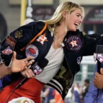 Kate Upton Blue Astros Jacket