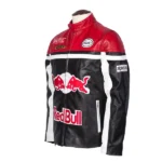 Red Bull Red Black Racing Leather Jacket