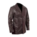 24 Kiefer Sutherland Brown Leather Jacket