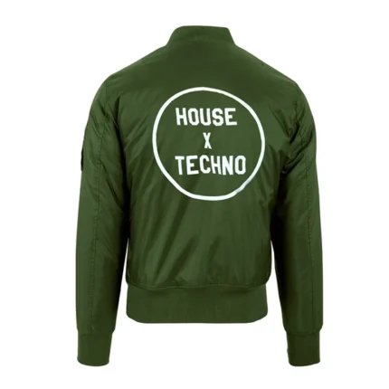 CRSSD House X Techno Bomber Green Jacket
