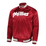 Philadelphia Phillies Maroon Satin Jacket