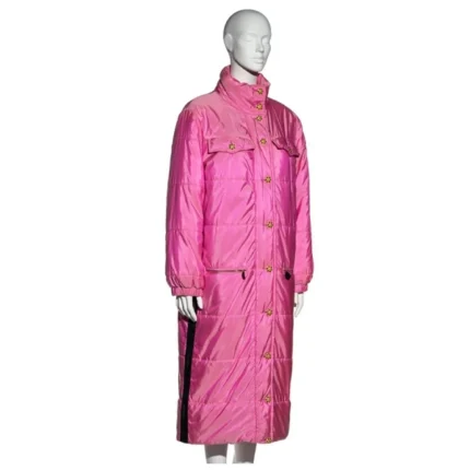 Rihanna Pink Puffer Coat