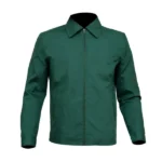 brad pitt green cotton jacket