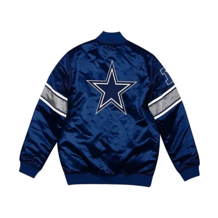 Dallas Cowboys Blue Satin Jacket