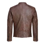 Caleb Nichols Brown Leather Jacket