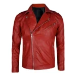 Finn Balor Wrestler Red Leather Jacket