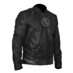 The flash leather jacket black