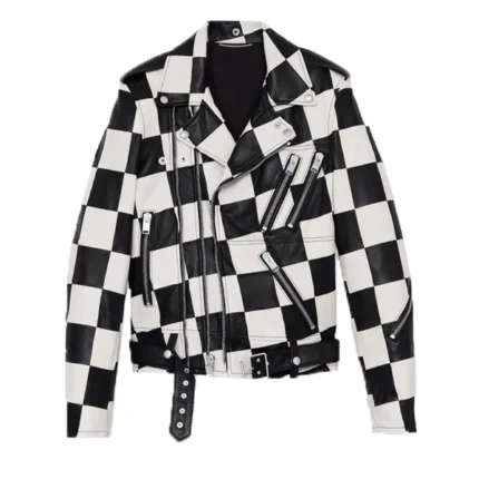 Black And White Checkered Jacket