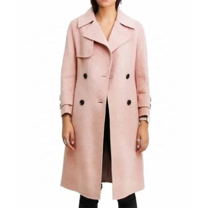 Emma Roberts About Fate Pink Coat