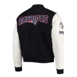 New England Patriots Black Letterman Jacket