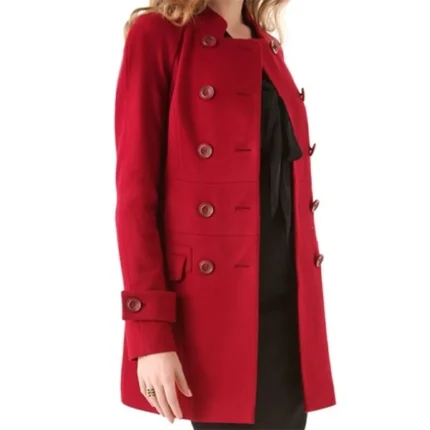 Taylor Swift Red Wool Coat