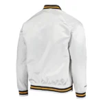 Golden State Warriors White Bomber Jacket