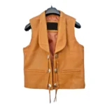 Lorne Greene Bonanza Leather Vest