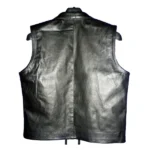 Lorne Greene Bonanza Leather Vest Black