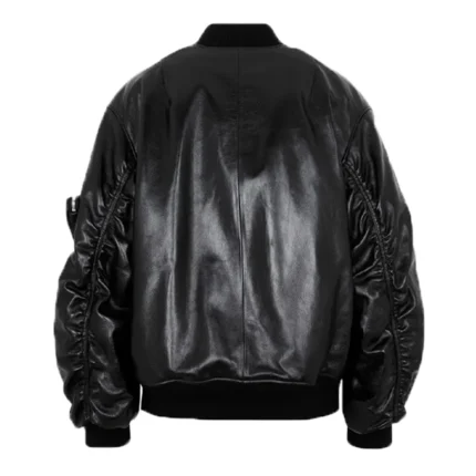 The Kardashians Black Leather Jacket