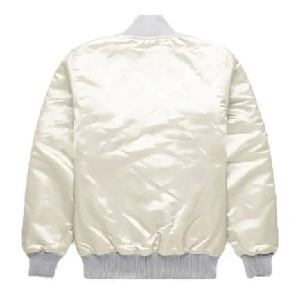 Harry Style Cream Satin Jacket