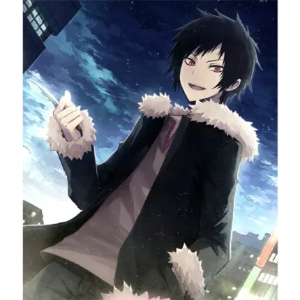 Izaya Orihara Durarara Black Cotton Hoodie