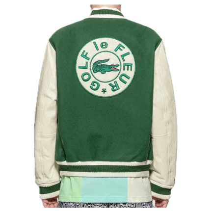 Lacoste Golf Le Fleur Green Wool Jacket