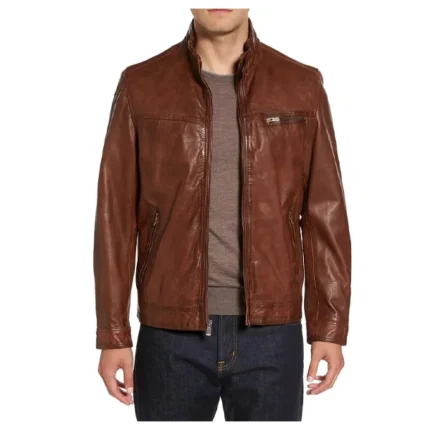 Men's Missani Brown Leather Jacket