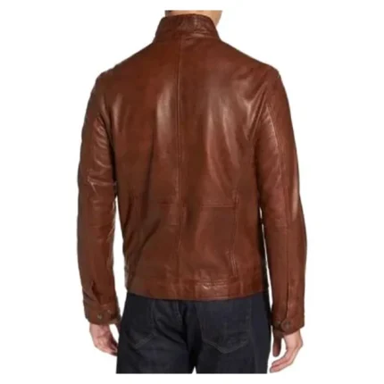 Men's Missani Leather Jacket Brown