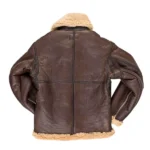 Tom Hardy Brown Leather Shearling Jacket