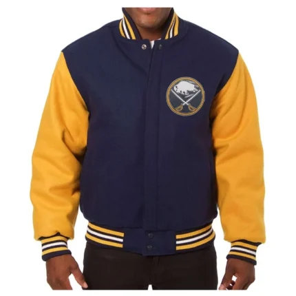 Buffalo Sabres Navy Blue Varsity Jacket