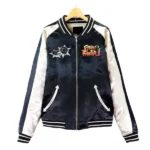 Chun Li Street Fighter II Black Satin Jacket