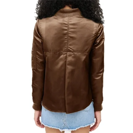 Jennifer Connelly Top Gun Maverick Brown Jacket