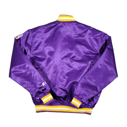 90s Minnesota Vikings Purple Satin Jacket